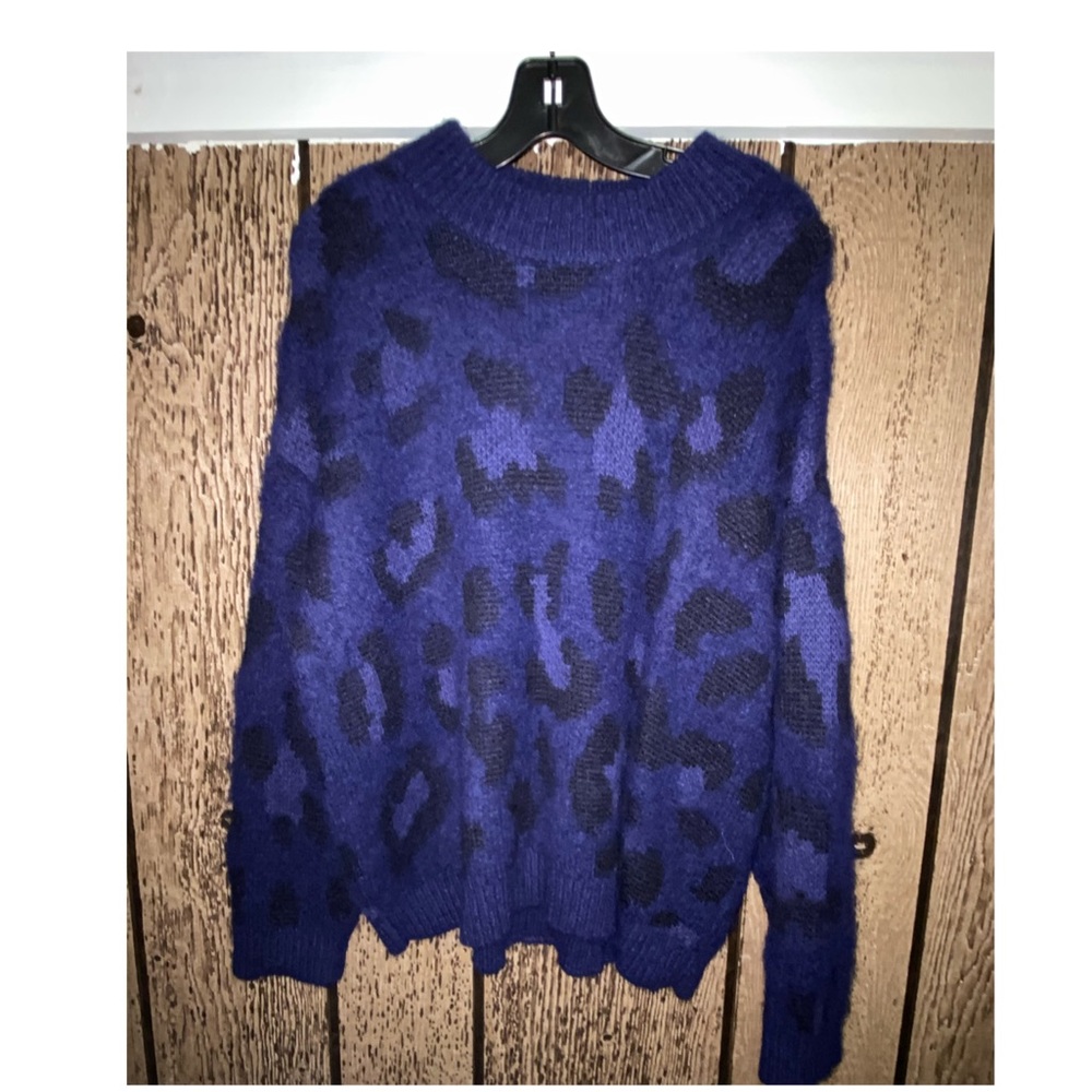 Kate Spade Wild Ones Leopard Sweater NWT